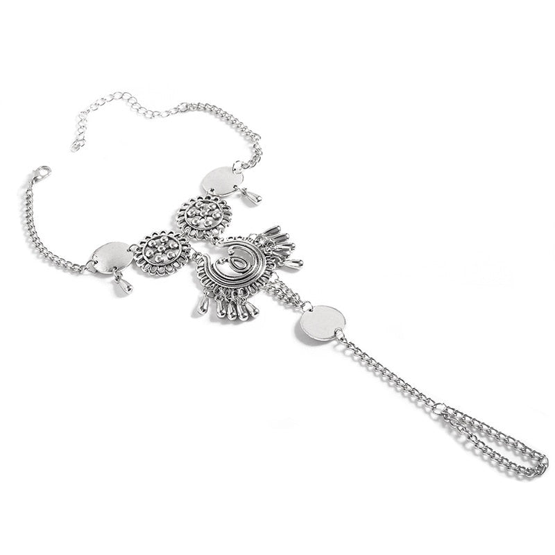 Vintage Flower Anklet